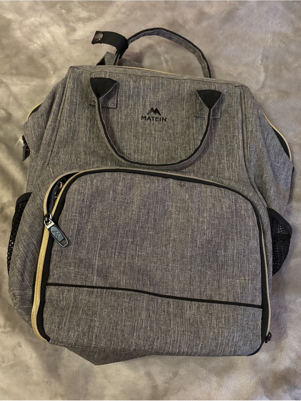 Matein Laptop Backpack with insulated lunch compartment